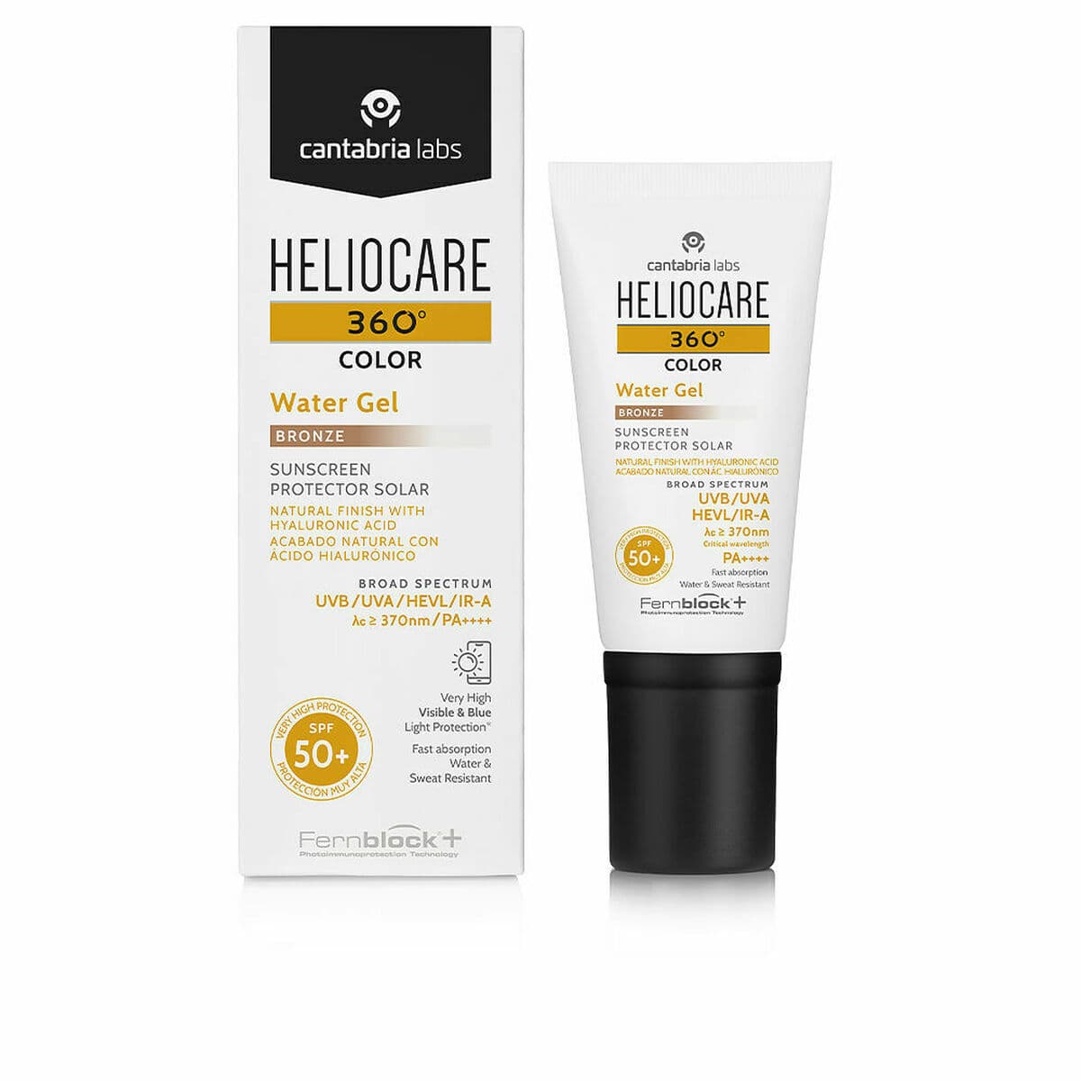 Protector Solar con Color Heliocare Color Bronce Spf 50 Spf 50+ 50 ml Gel
