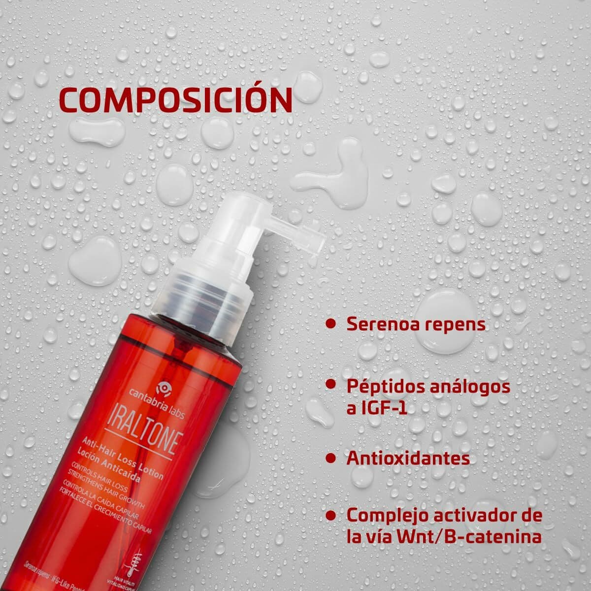 Losion Protiv Ispadanja Kose Iraltone IRALTONE CHAMPÚS Y LOCIONES 100 ml - Image 3