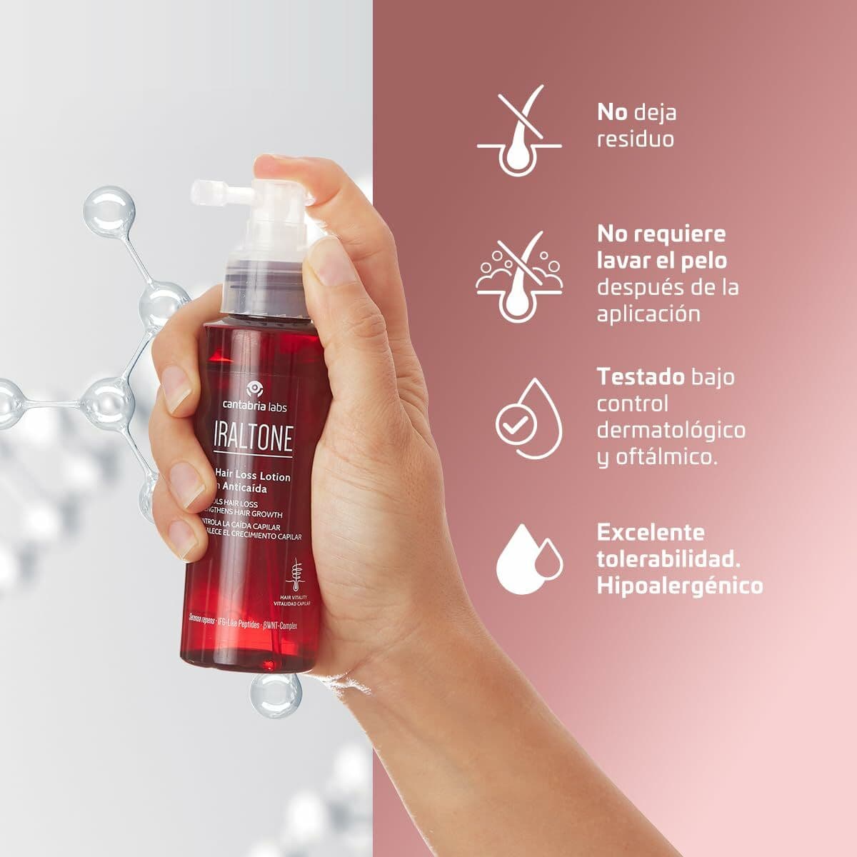 Losion Protiv Ispadanja Kose Iraltone IRALTONE CHAMPÚS Y LOCIONES 100 ml - Image 4