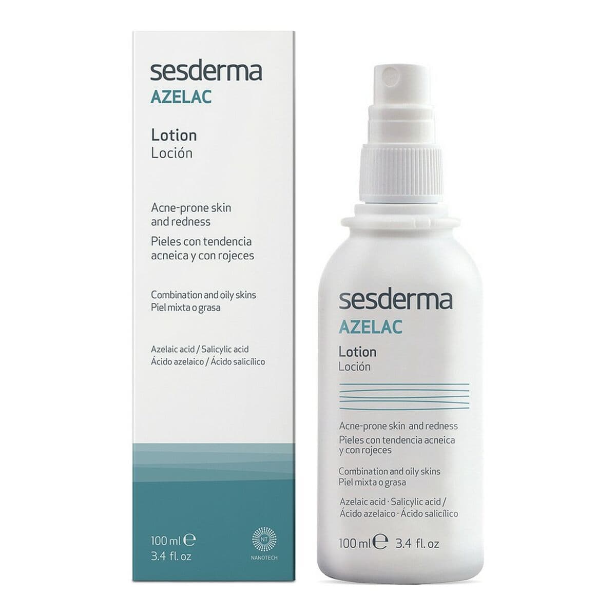Tratamiento Pieles Acneicas Sesderma Azelac 100 ml Loción Facial - Image 2