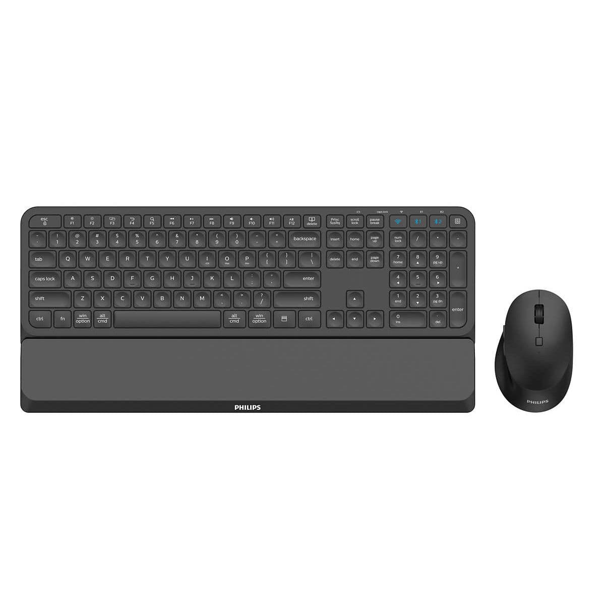 clavier et souris Philips SPT6607B/16 Noir - Image 3