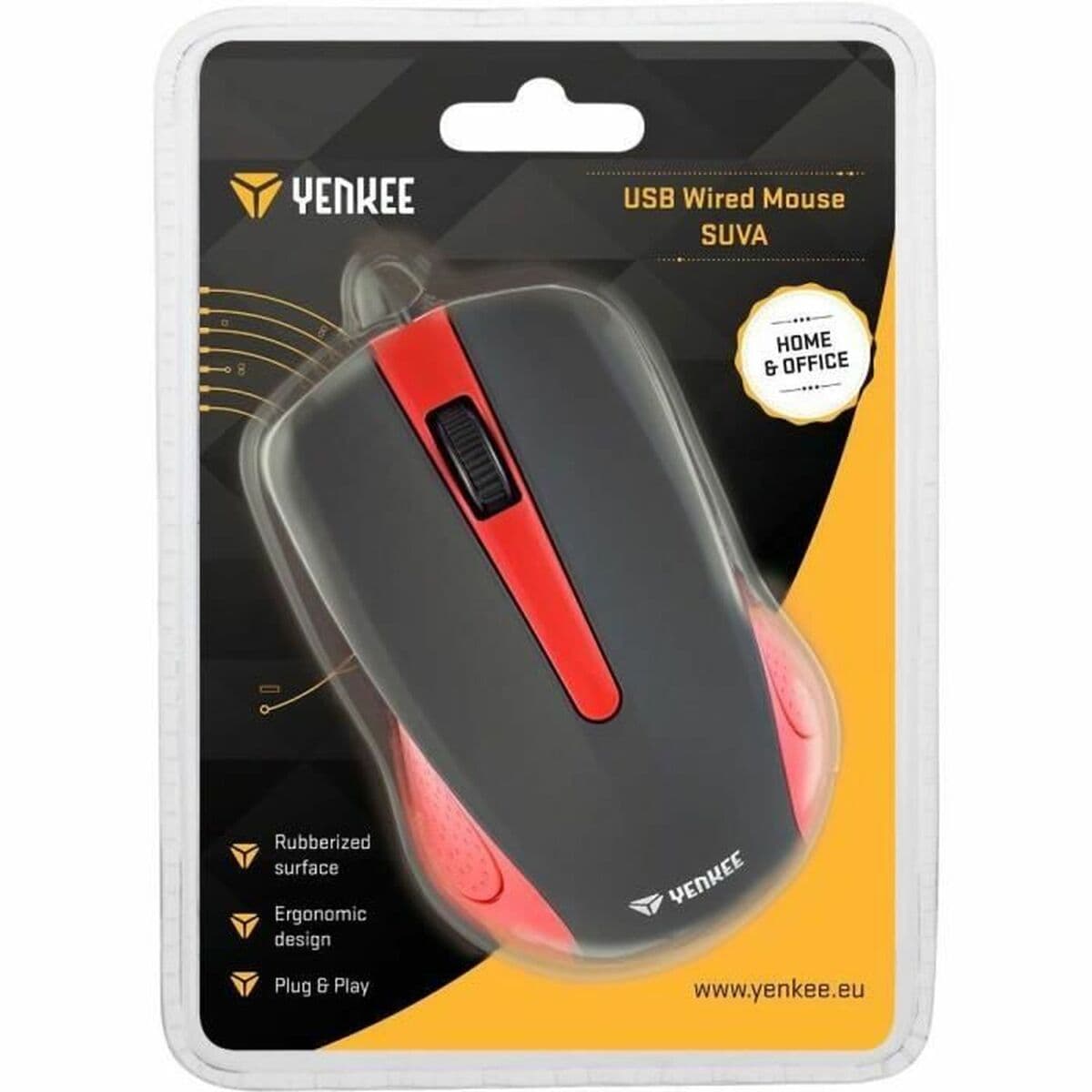 Rato Yenkee YMS 1015RD Preto 1000 dpi - Image 6