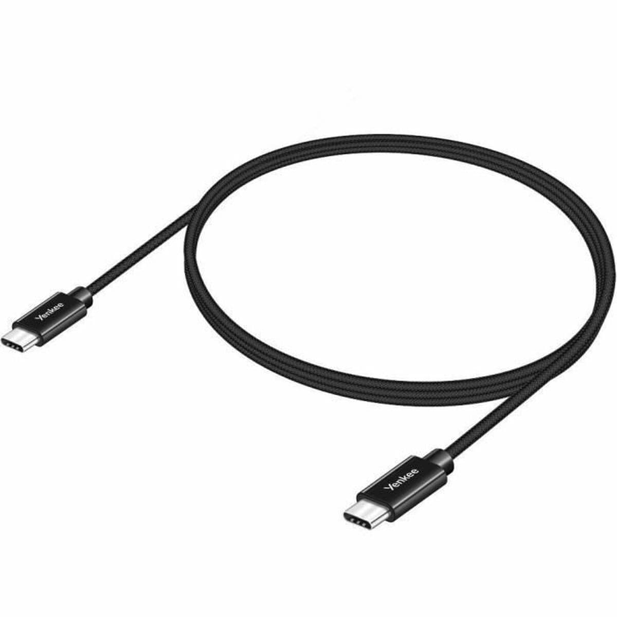 USB-C-Kaapeli Yenkee YCU C102 BK Musta 2 m - Image 2