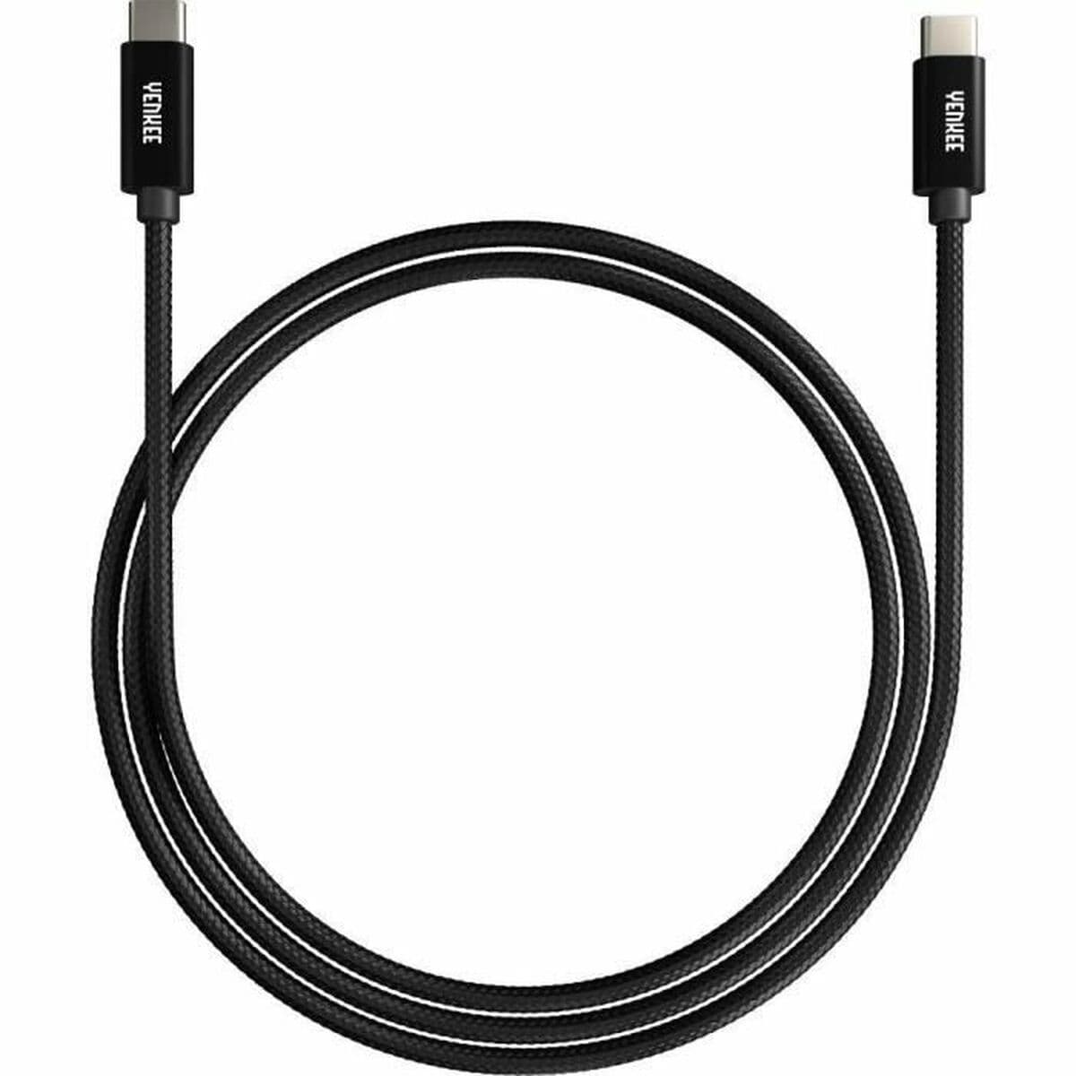 USB-C-Kaapeli Yenkee YCU C102 BK Musta 2 m - Image 3