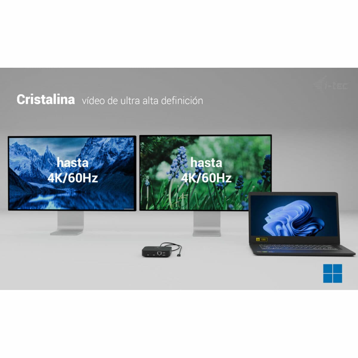 Hub USB i-Tec C31DUALHDMIDPD100 - Image 2