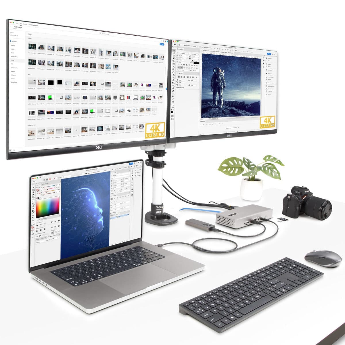 Housse pour clavier Startech 132UE-TB4USB4DOCK - Image 5