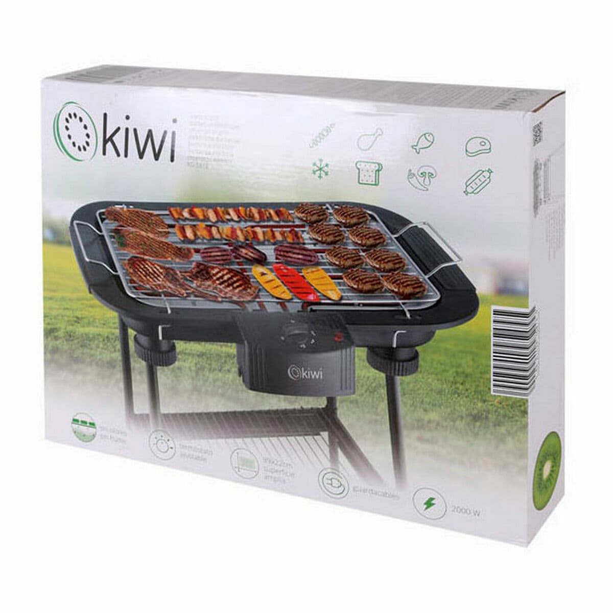 Barbacoa Eléctrica Kiwi 2000 W 3 Unidades - Image 3