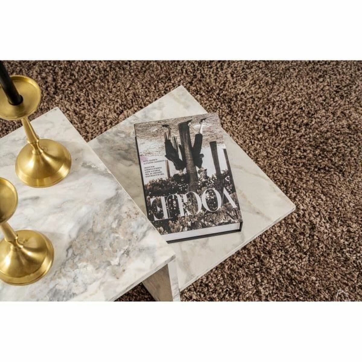 Diivanilaud Harmony Valge Hall 80 x 40 x 40 cm Marmor - Image 3