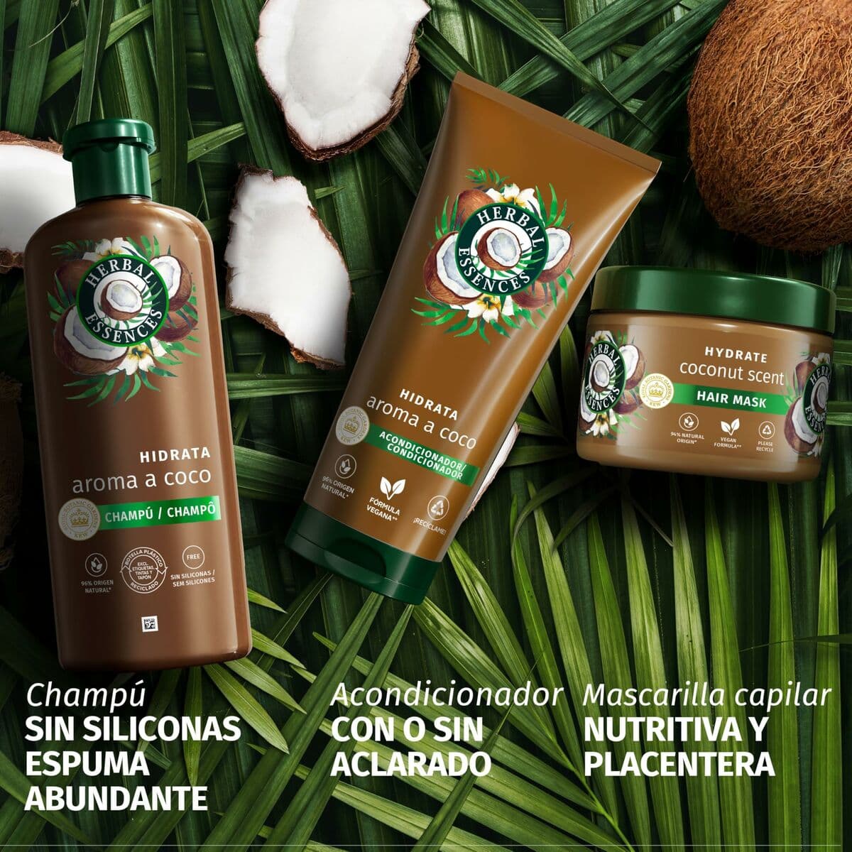 Mascarilla Capilar Herbal Essences COCO HIDRATANTE 500 ml - Image 3