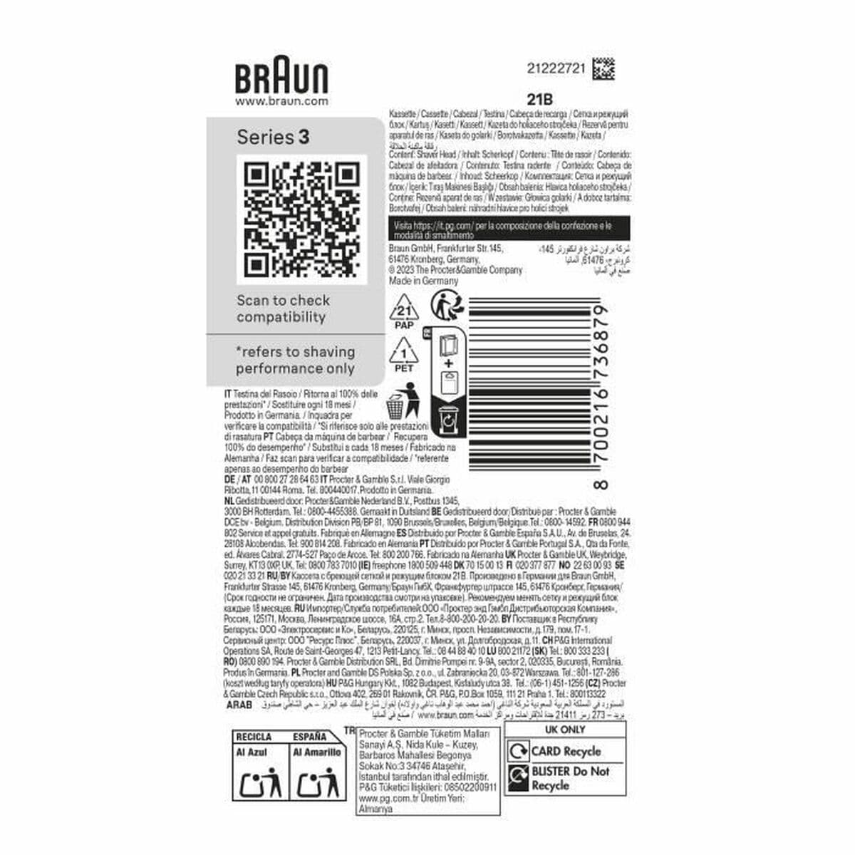 Testina di Ricambio Braun Series 3 - Image 4