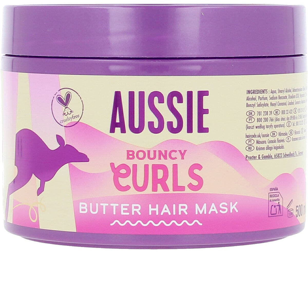 Mascarilla Capilar Aussie BOUNCY CURLS 500 ml