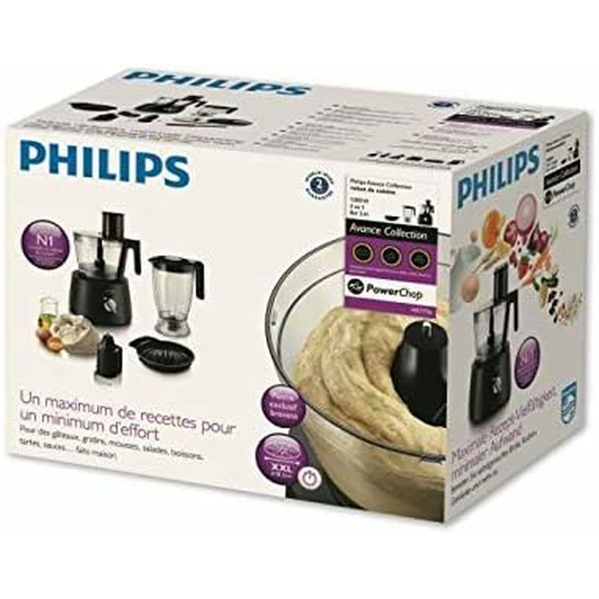 Küchenmaschine Philips Schwarz 1300 W - Image 4
