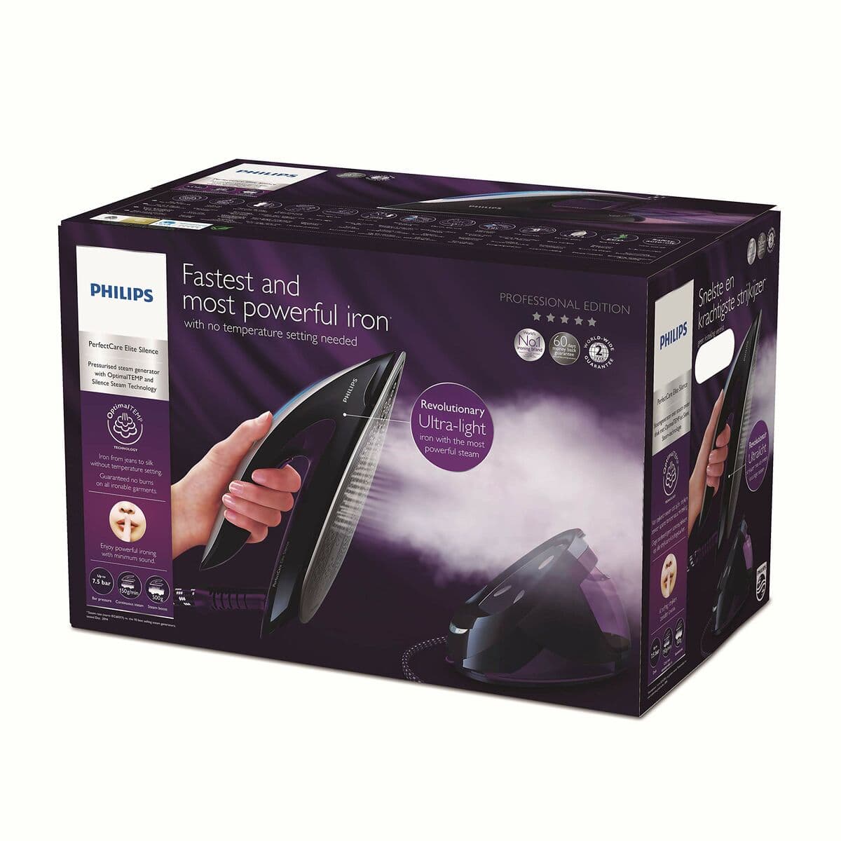 Gőzölős Vasaló Philips GC9650/80 2400 W 2400 W - Image 3