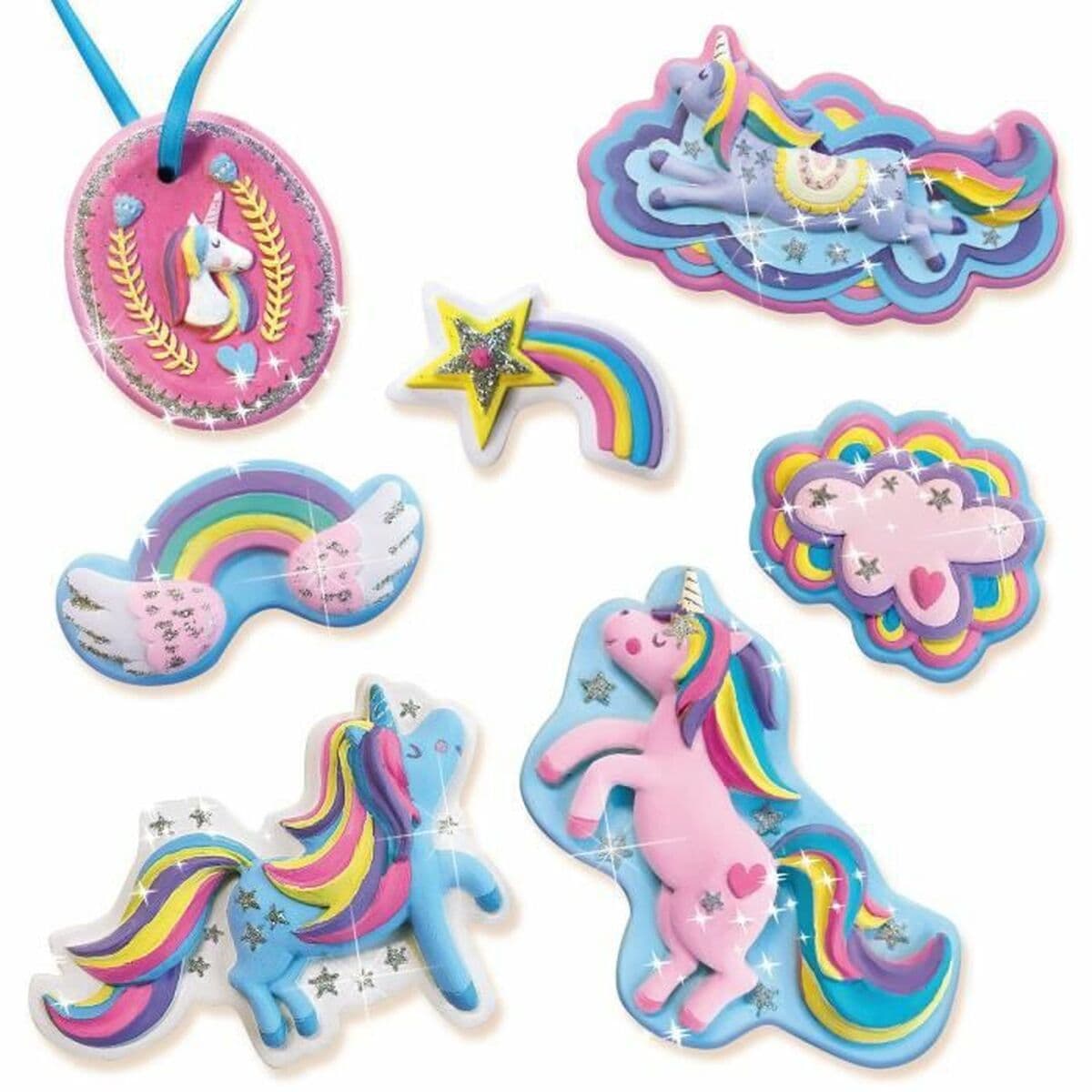 Modeliavimo pasta SES Creative Molding and Painting - Unicorns - Image 5