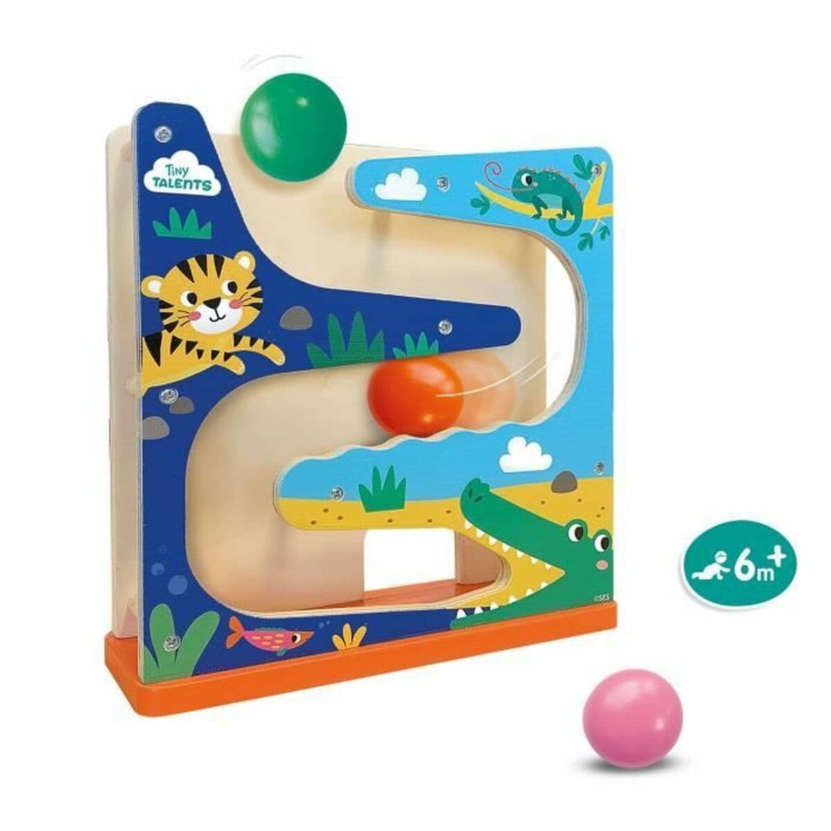 Juego Educativo SES Creative Wooden ball circuit - Image 2