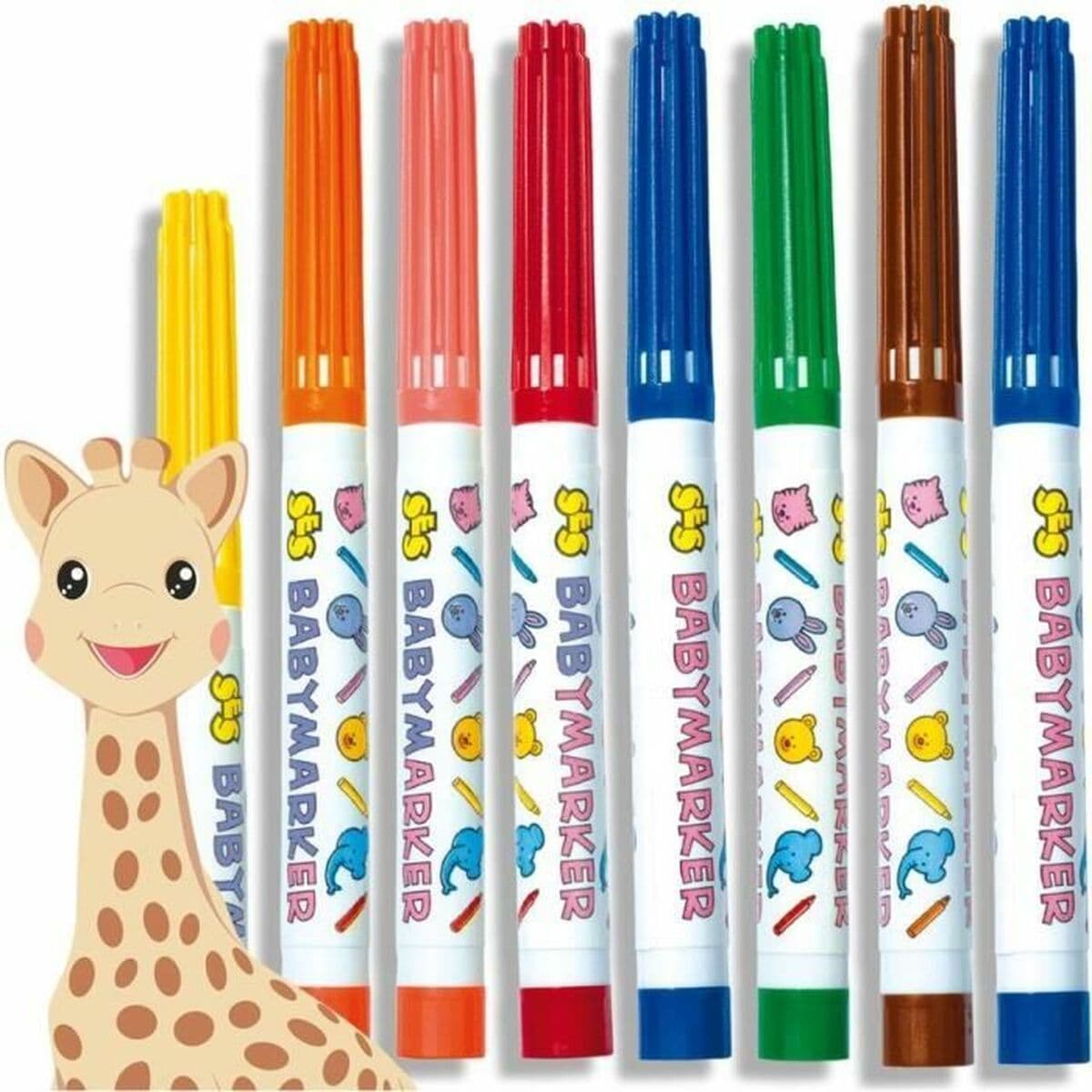 Žymeklių rinkinys babies SES Creative SOPHIE LA GIRAFE Spalvotas - Image 2