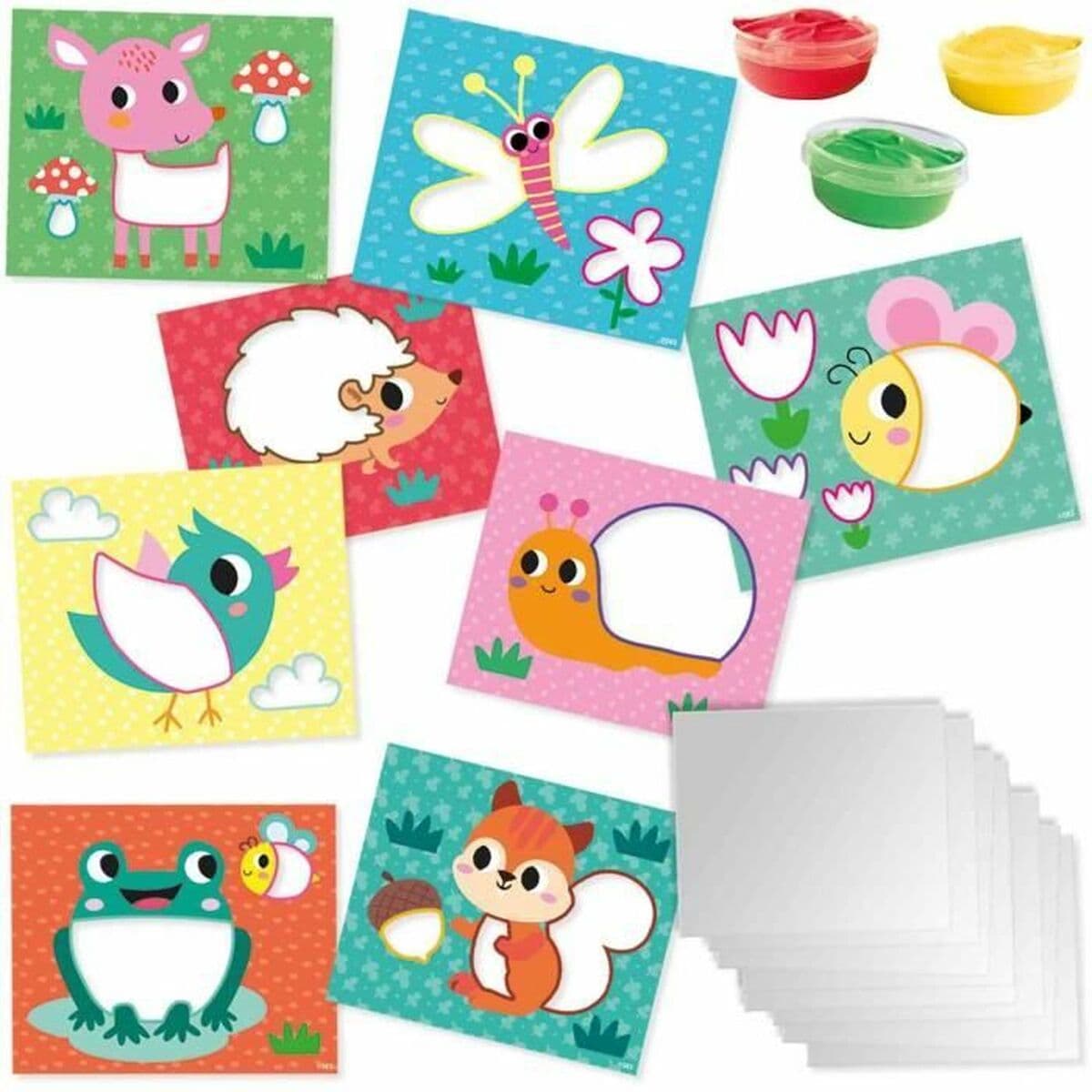 Zeichenset SES Creative Eco Finger Paint Cards - Image 6