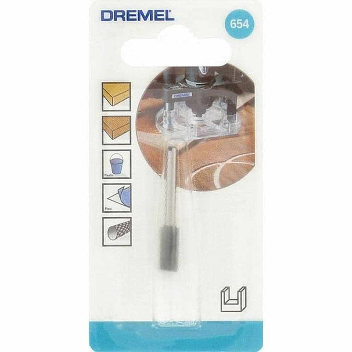 Fräswerkzeug Dremel 654 Gabel/ U-Form Ø 6,4 mm - Image 2