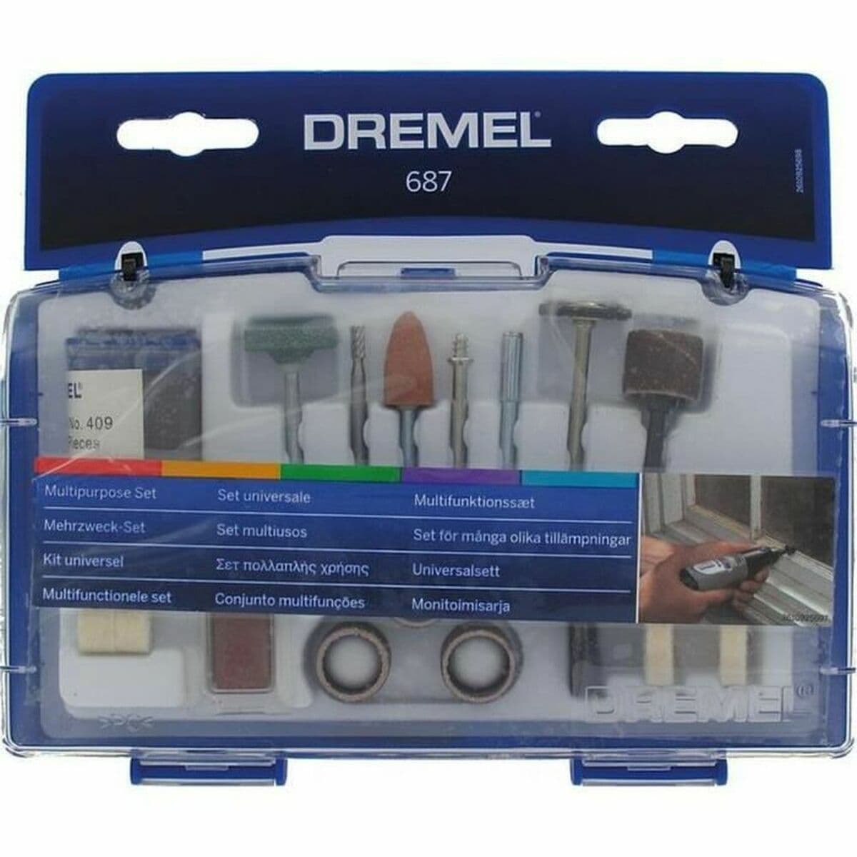 Set of multi-tool accessories Dremel 687