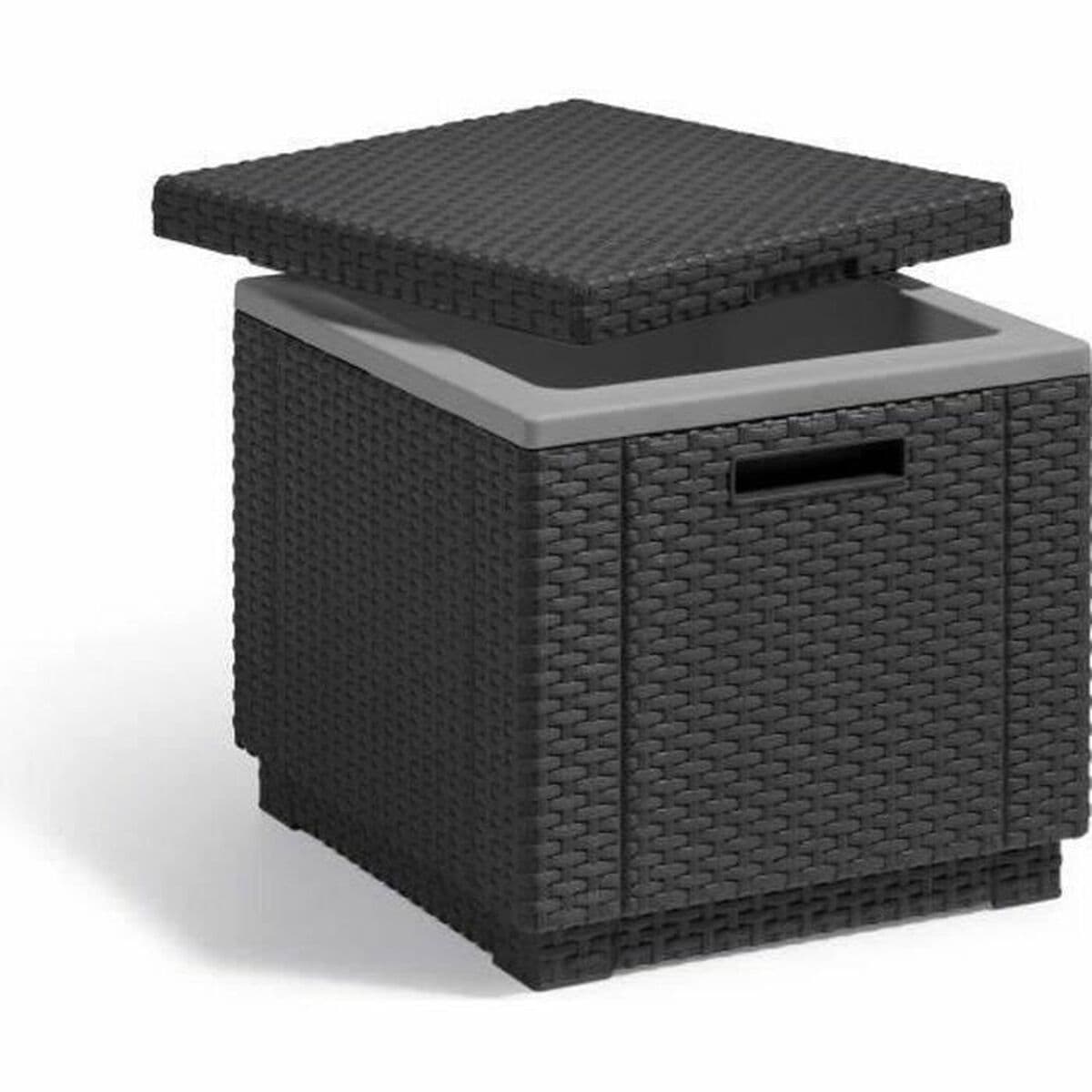 Beistelltisch Allibert by KETER Ice Cube graphite 42 x 42 x 41 cm Grau - Image 2