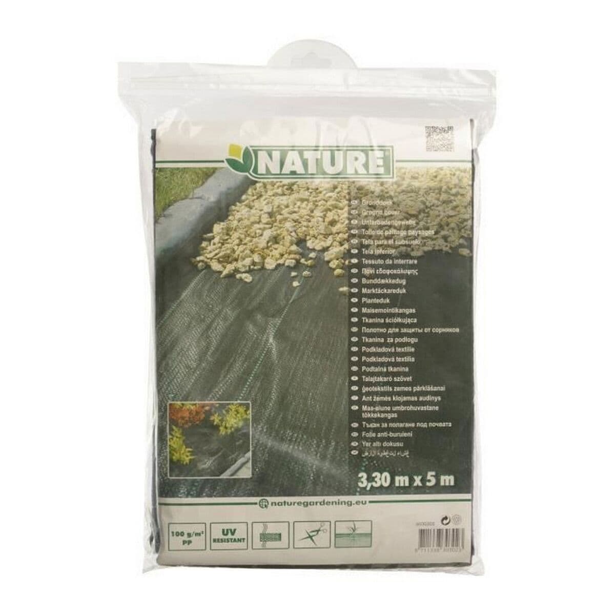 Weed control mesh Nature Black 100 g/m² 3,30 x 5 m - Image 4