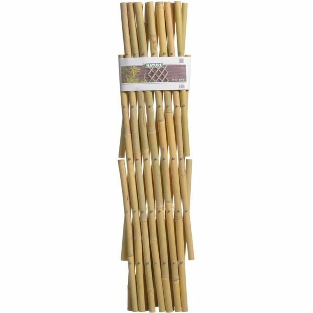 Celosía Nature Enrejado de bambú elástico 70x180cm Marrón Bambú - Image 2
