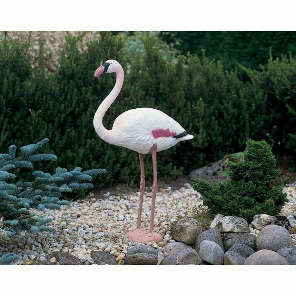 Dekorativ Trädgårdsfigur Ubbink Harts Rosa flamingo - Image 3