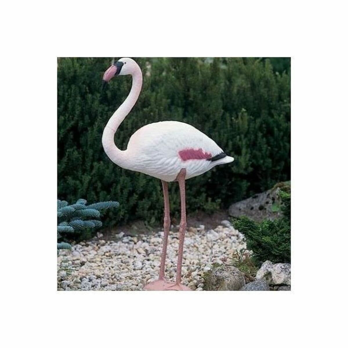 Dekorativ Trädgårdsfigur Ubbink Harts Rosa flamingo - Image 2