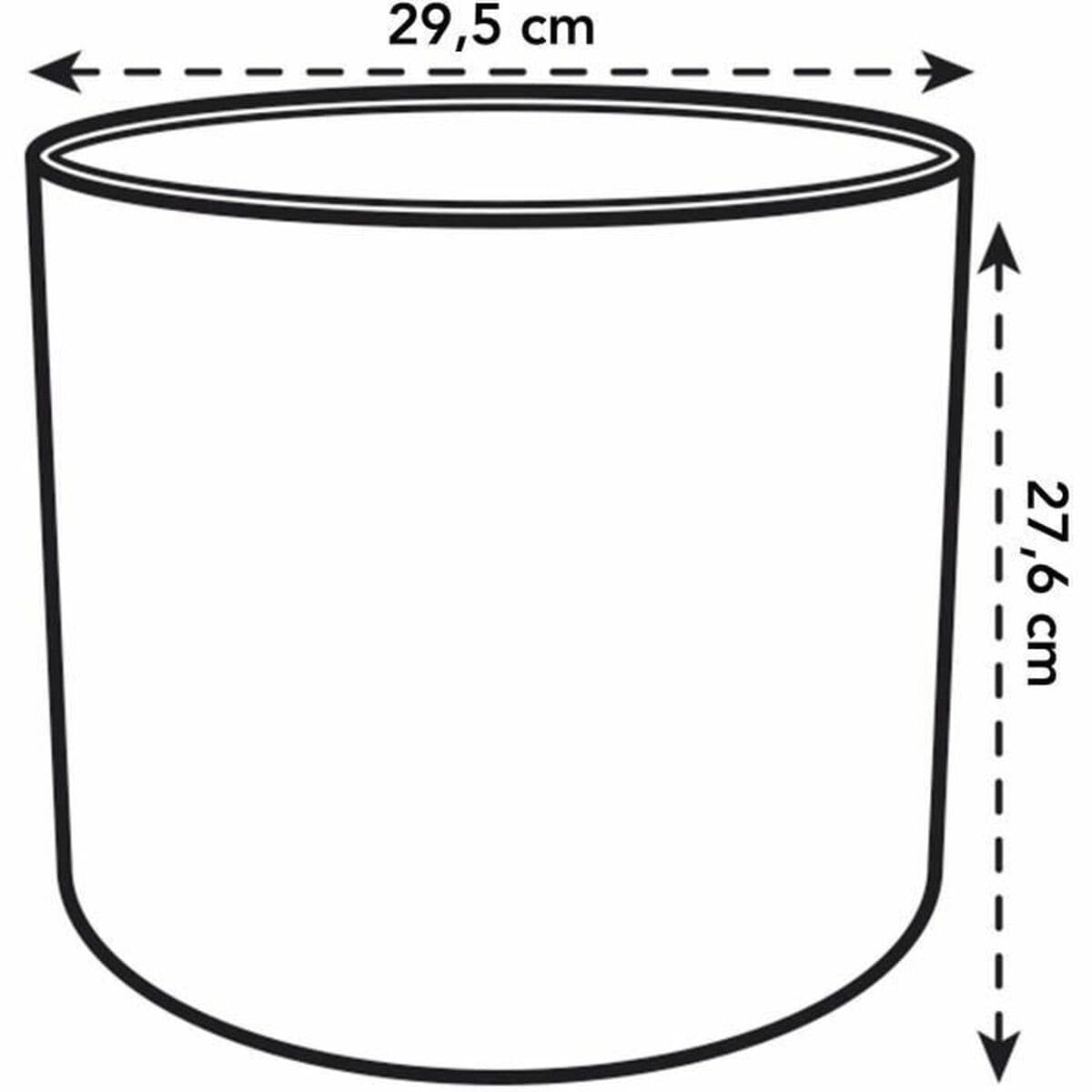 Plant pot Elho White Green Plastic 30 x 30 x 28 cm - Image 3