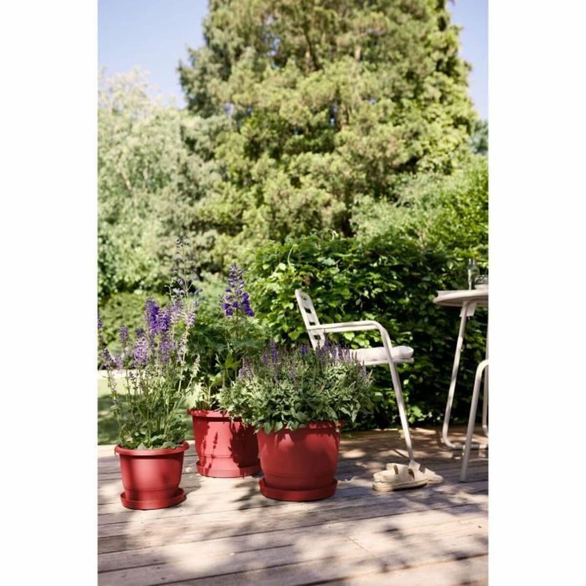 Maceta Elho rouge 30 x 29,5 x 22 cm - Image 2