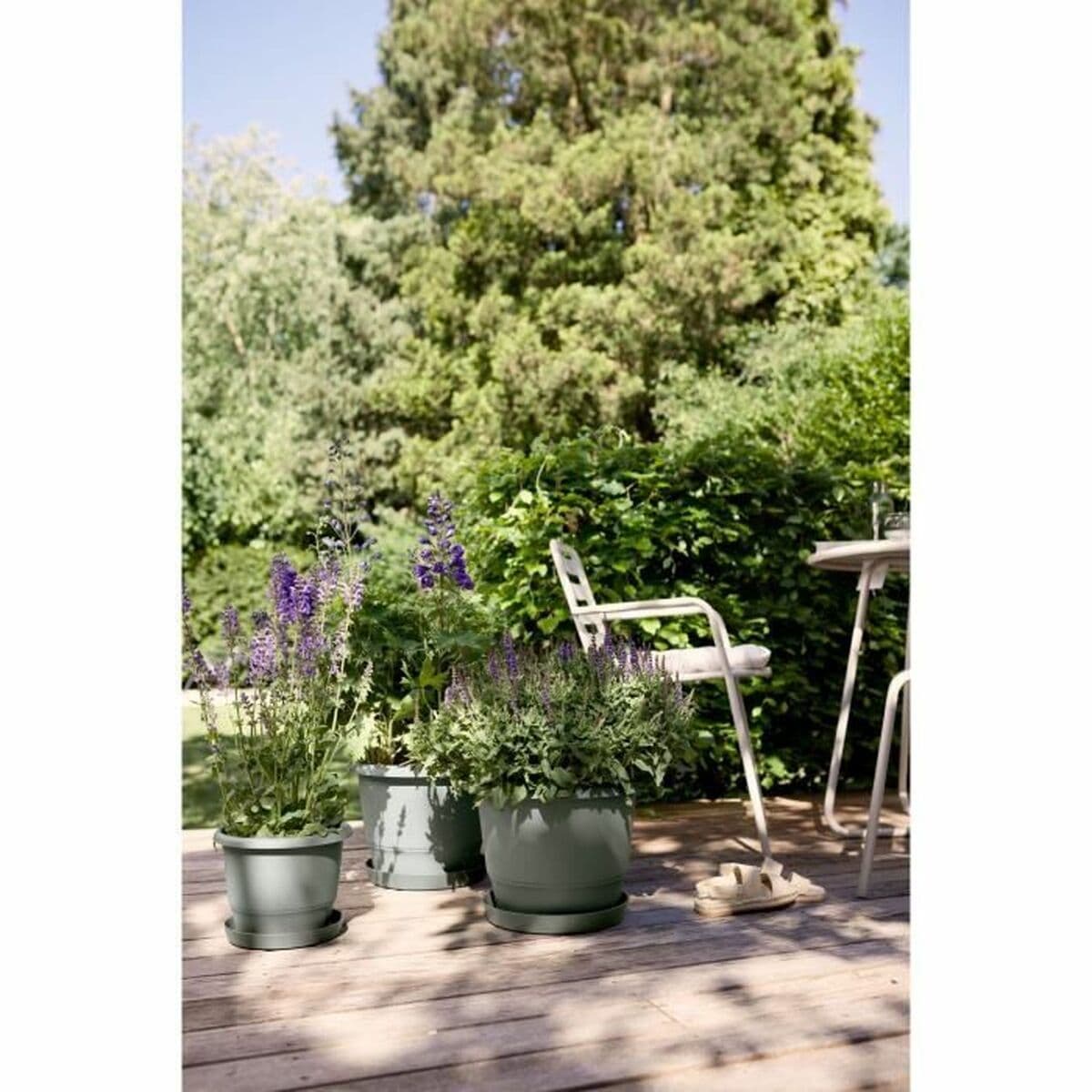 Maceta Elho Amiga Round 47 Verde 47 x 35 cm - Image 4