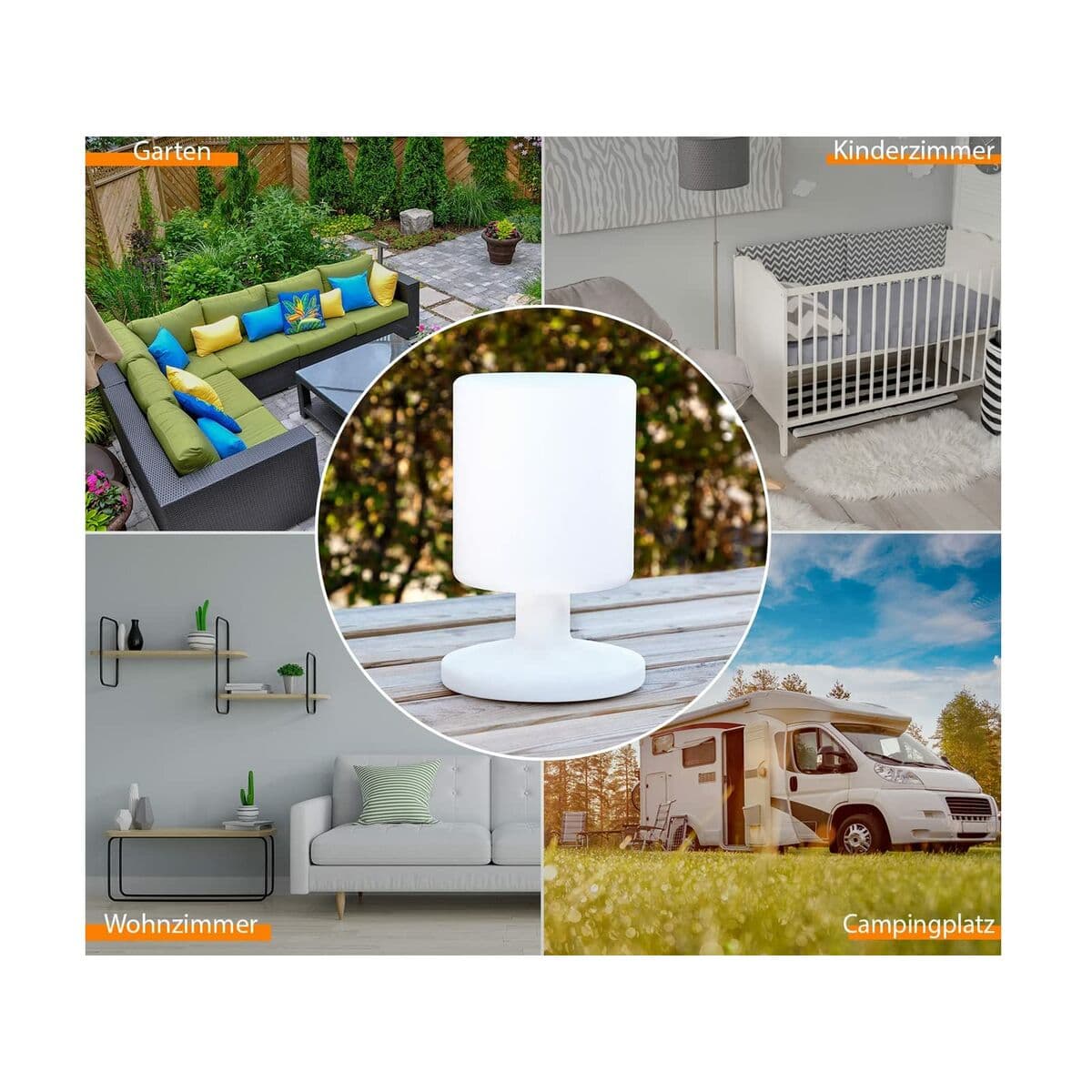 Farolillo Smartwares IDE-60067 Blanco Plástico - Image 4