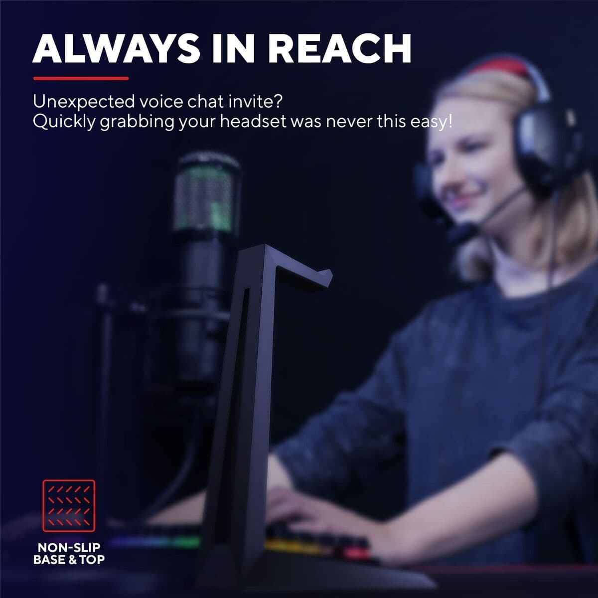 Halter für Gaming-Kopfhörer Trust GXT 260 Cendor Schwarz - Image 12