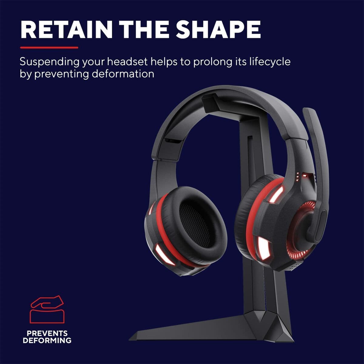 Halter für Gaming-Kopfhörer Trust GXT 260 Cendor Schwarz - Image 13