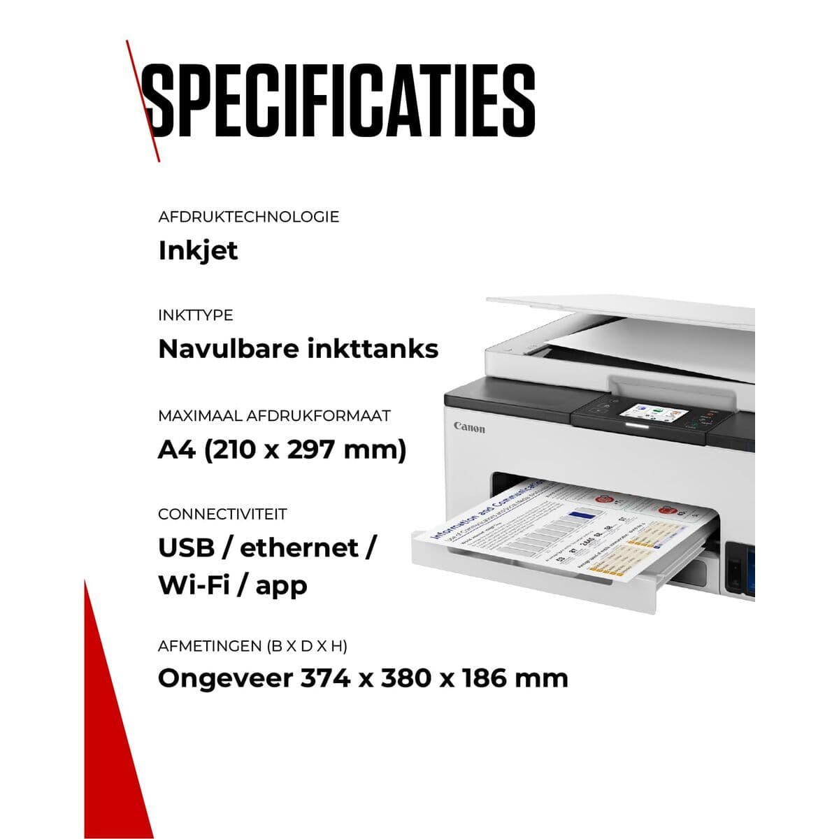 Multifunktionsskrivare Canon 6169C022 - Image 4