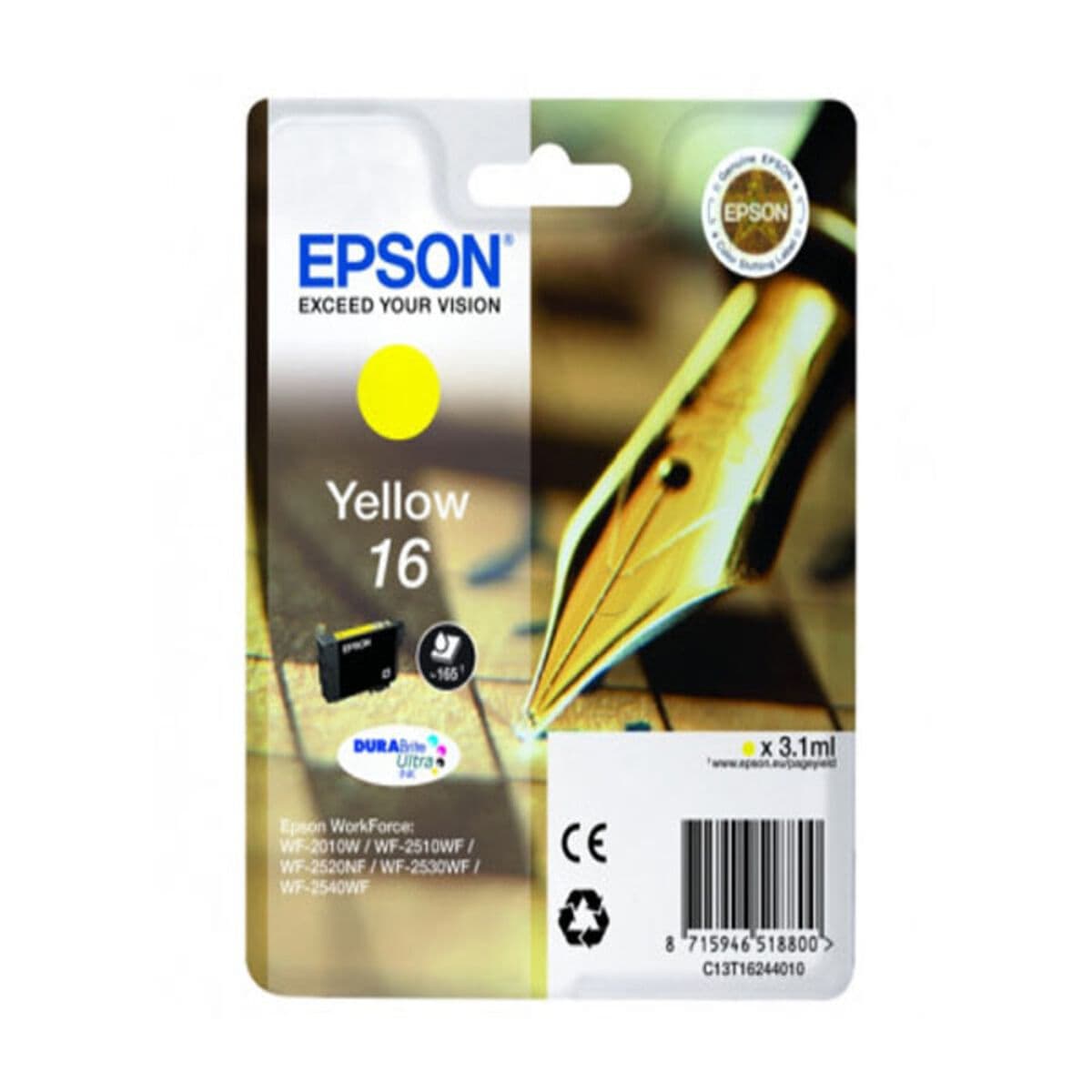 Cartouche d'encre originale Epson Cartucho 16 amarillo Jaune