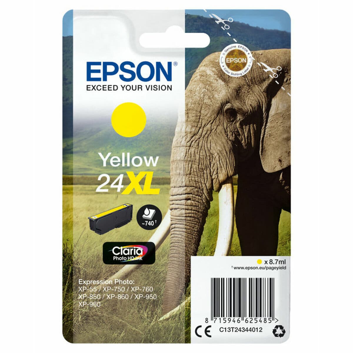 Original Tintenpatrone Epson 8,7 ml-10 ml Gelb