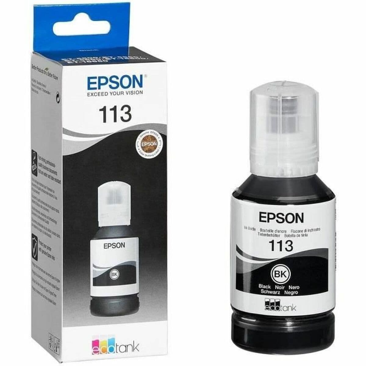 Navulinkt Epson 113 Zwart
