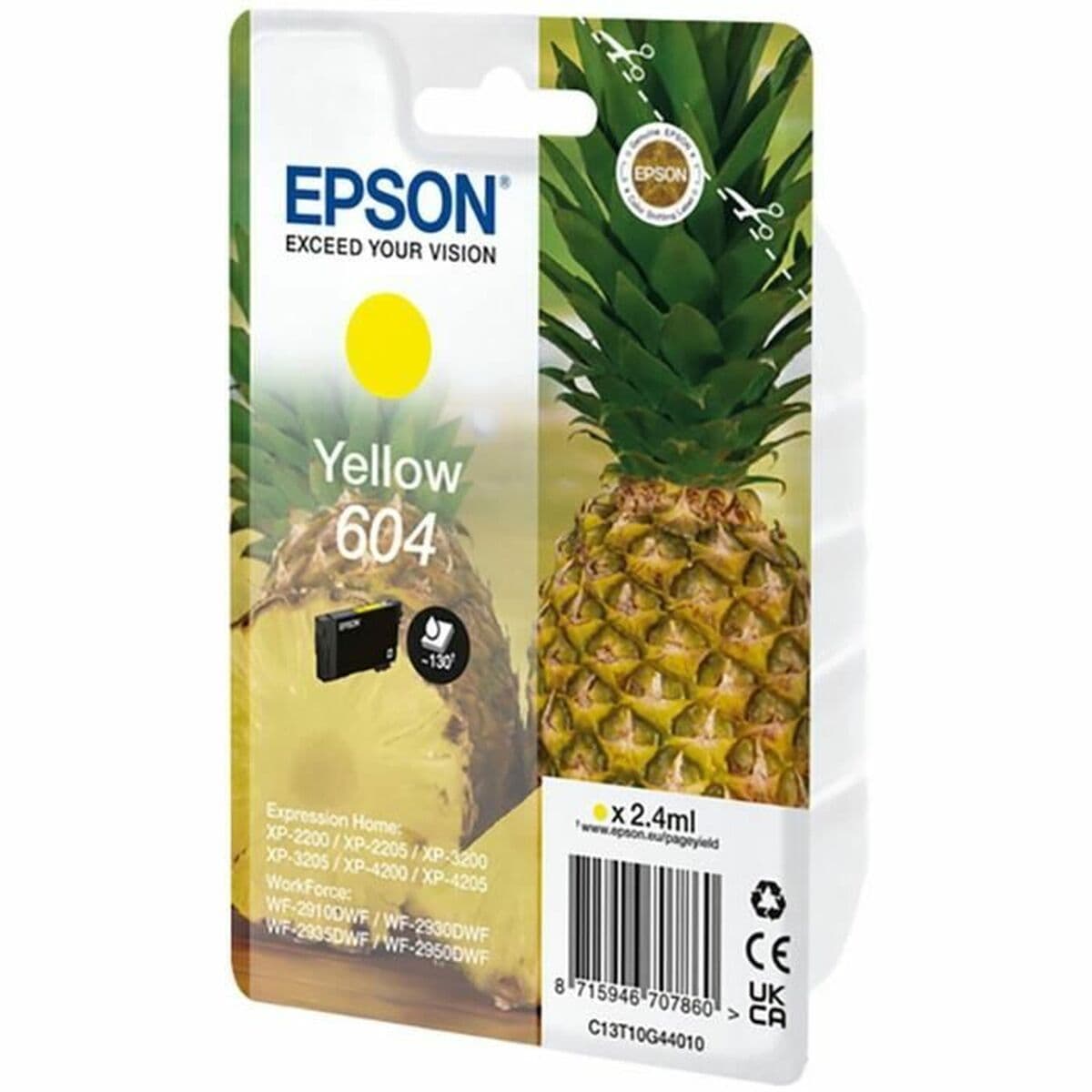 Cartucho de Tinta Original Epson 604 Amarillo