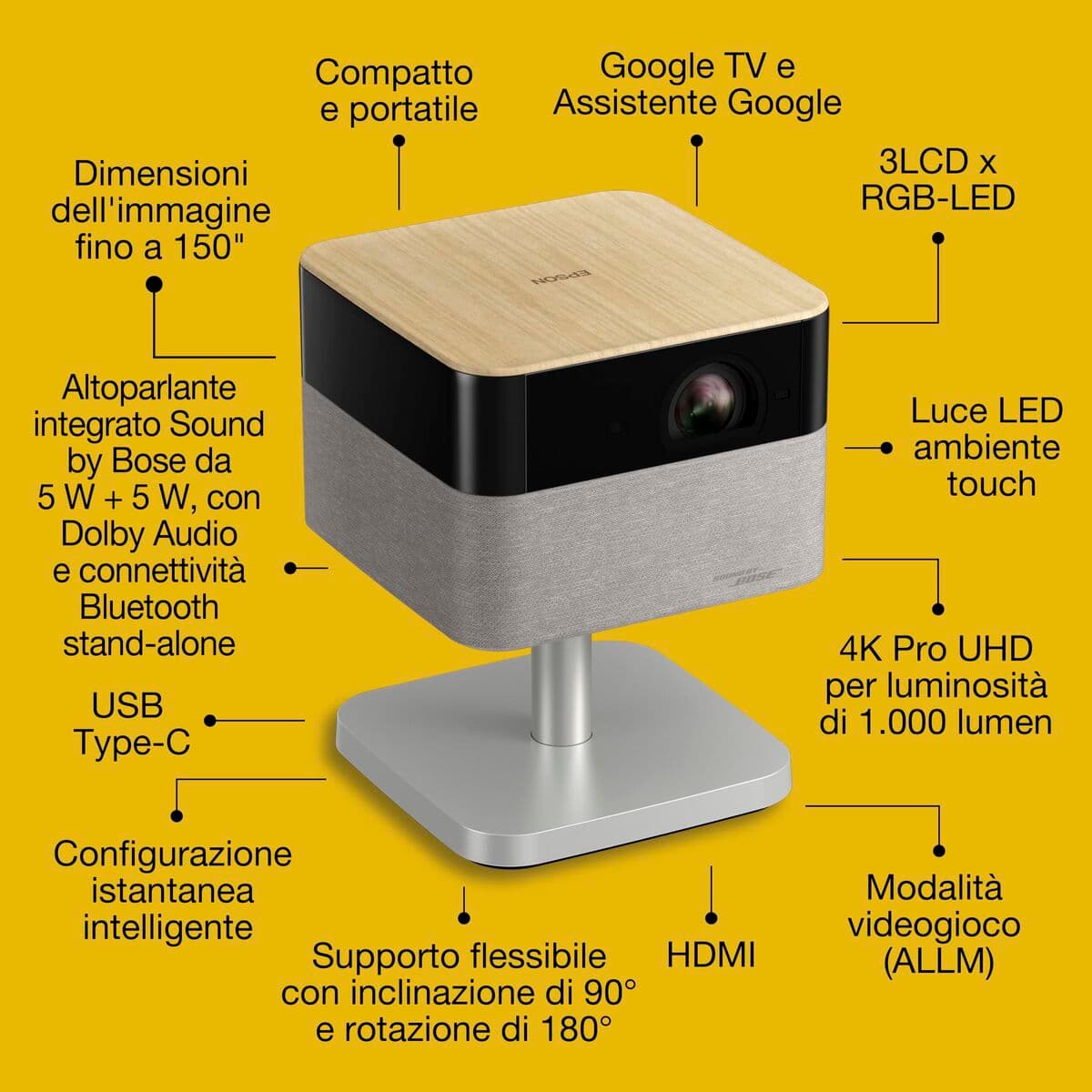 Projektorius Epson V11HB76640 - Image 4