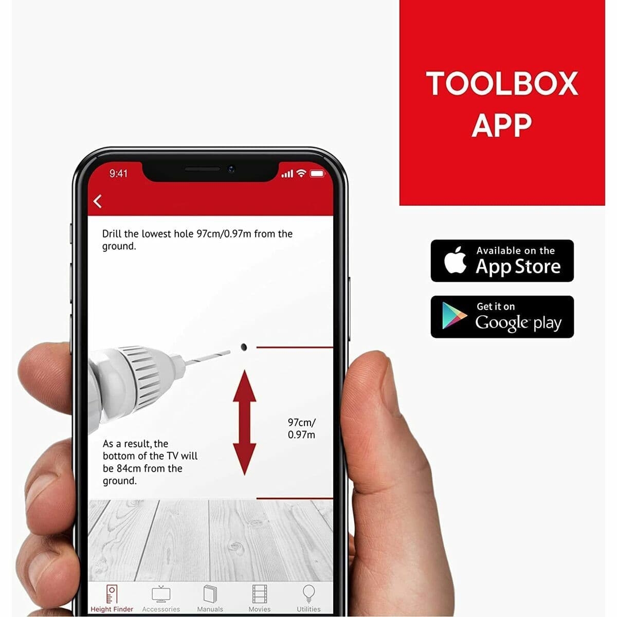 TV Halterung One For All WM2411 32" - 65" 100 kg - Image 10