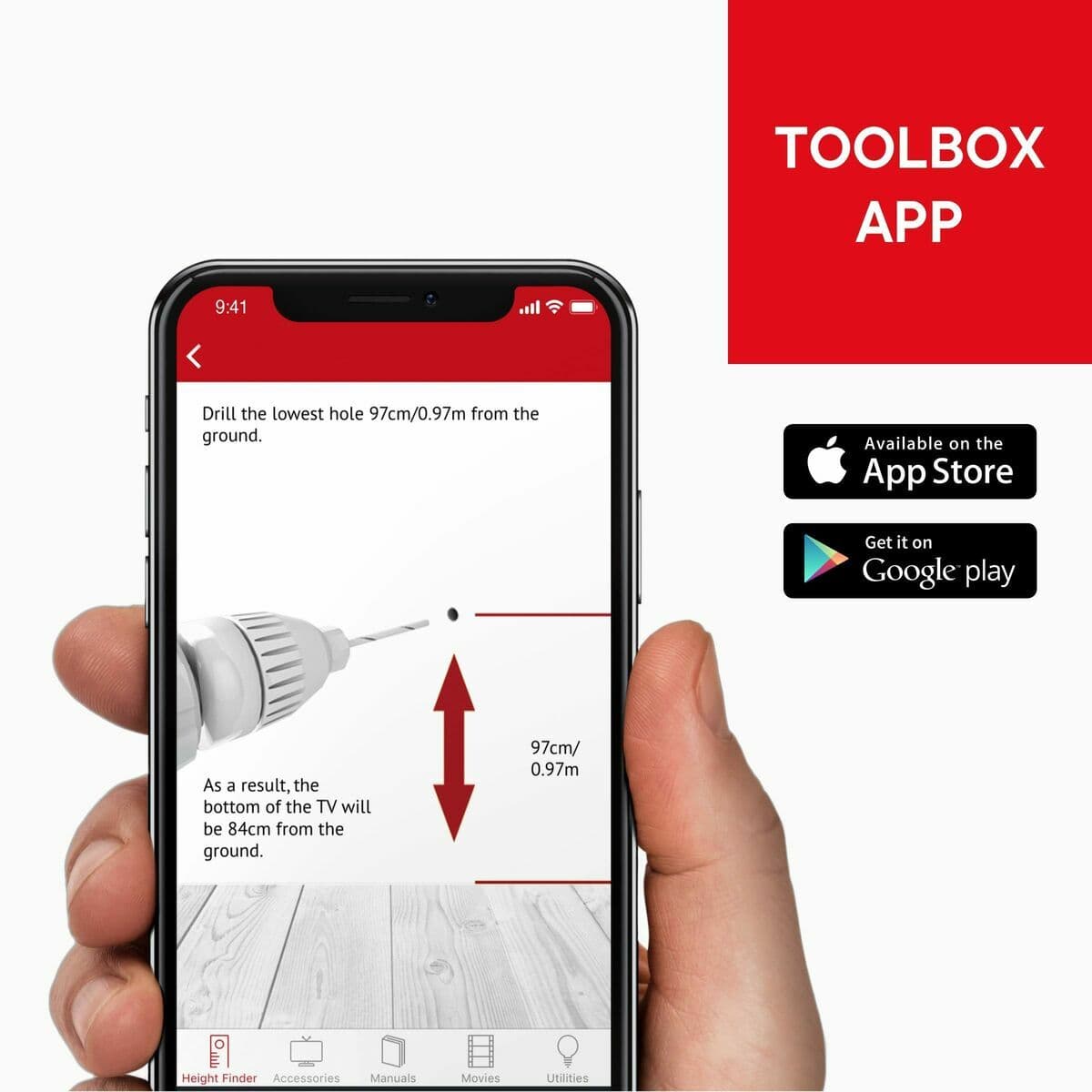 TV Halterung One For All WM2411 32" - 65" 100 kg - Image 2