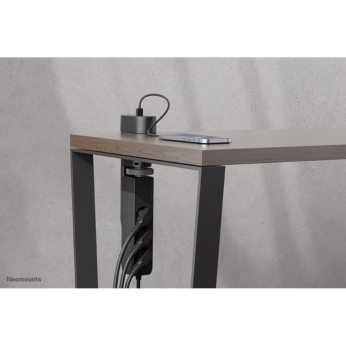 Placă de circuit Neomounts VOLT DESK CLAMP Negru (1,4 m) - Image 5