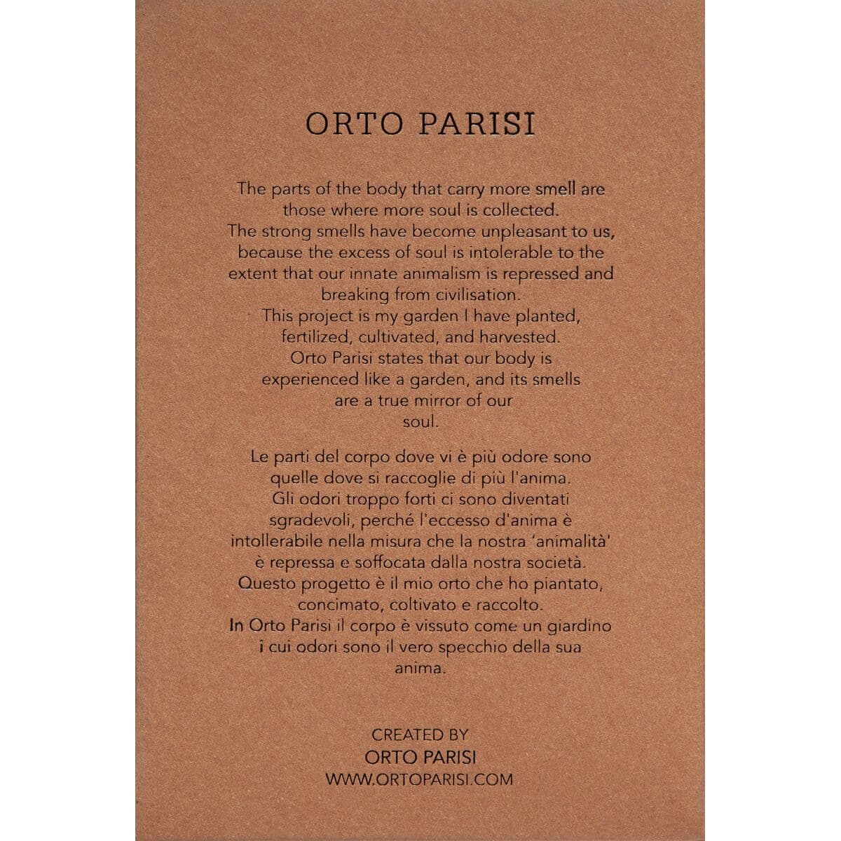 Unisex kvepalai Orto Parisi BOCCANERA 50 ml - Image 5