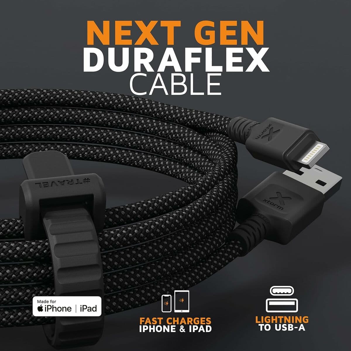 Câble USB Xtorm CX3011 Noir 1,5 m - Image 4