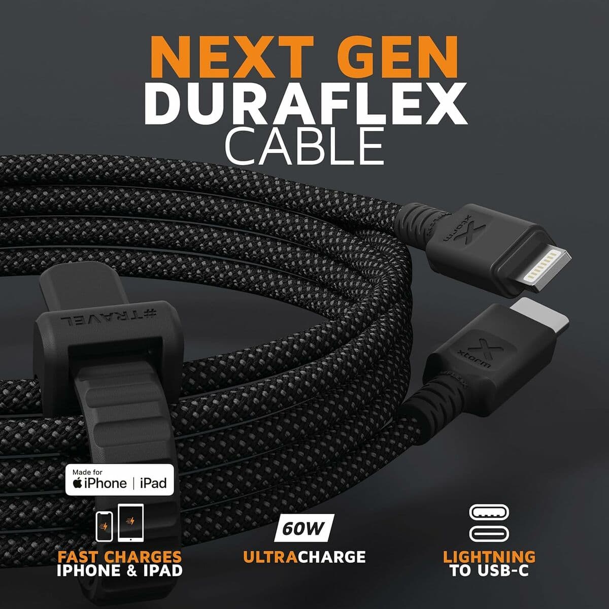 Câble USB Xtorm CX3031 Noir 1,5 m - Image 4
