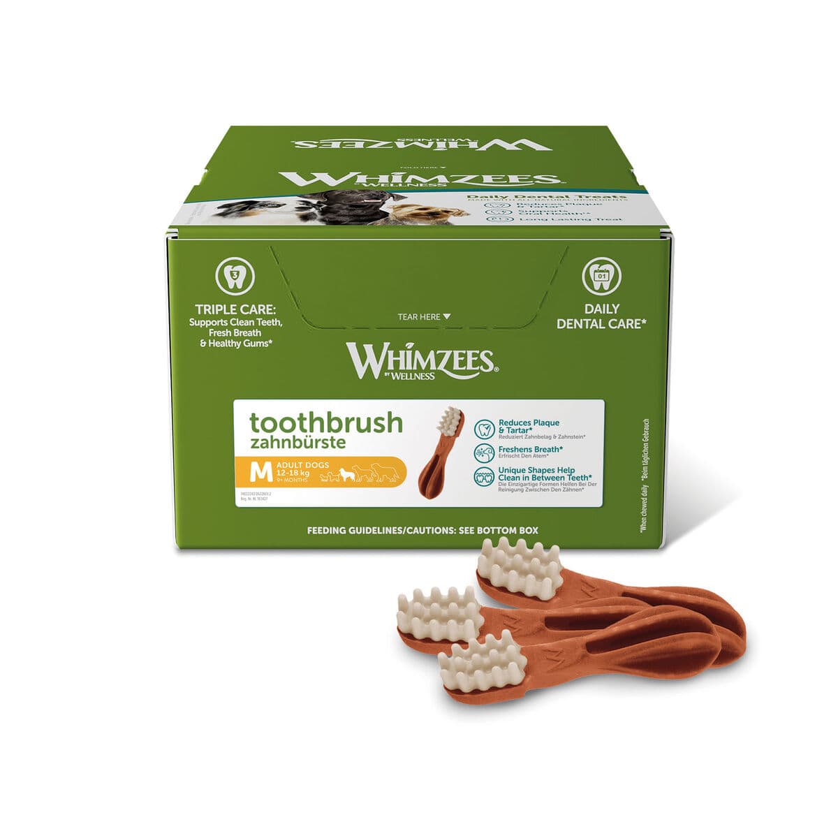 Golosina de Cuidado Dental Whimzees ToothBrush (75 Unidades) - Image 2
