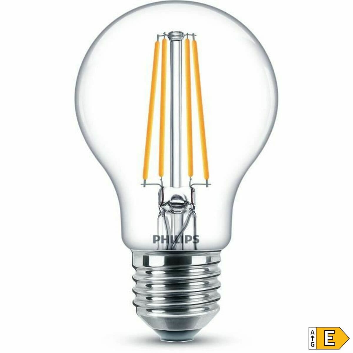 Bec LED Philips Classic 60 W Alb E E27 (2700 K) (2 Unități) - Image 2