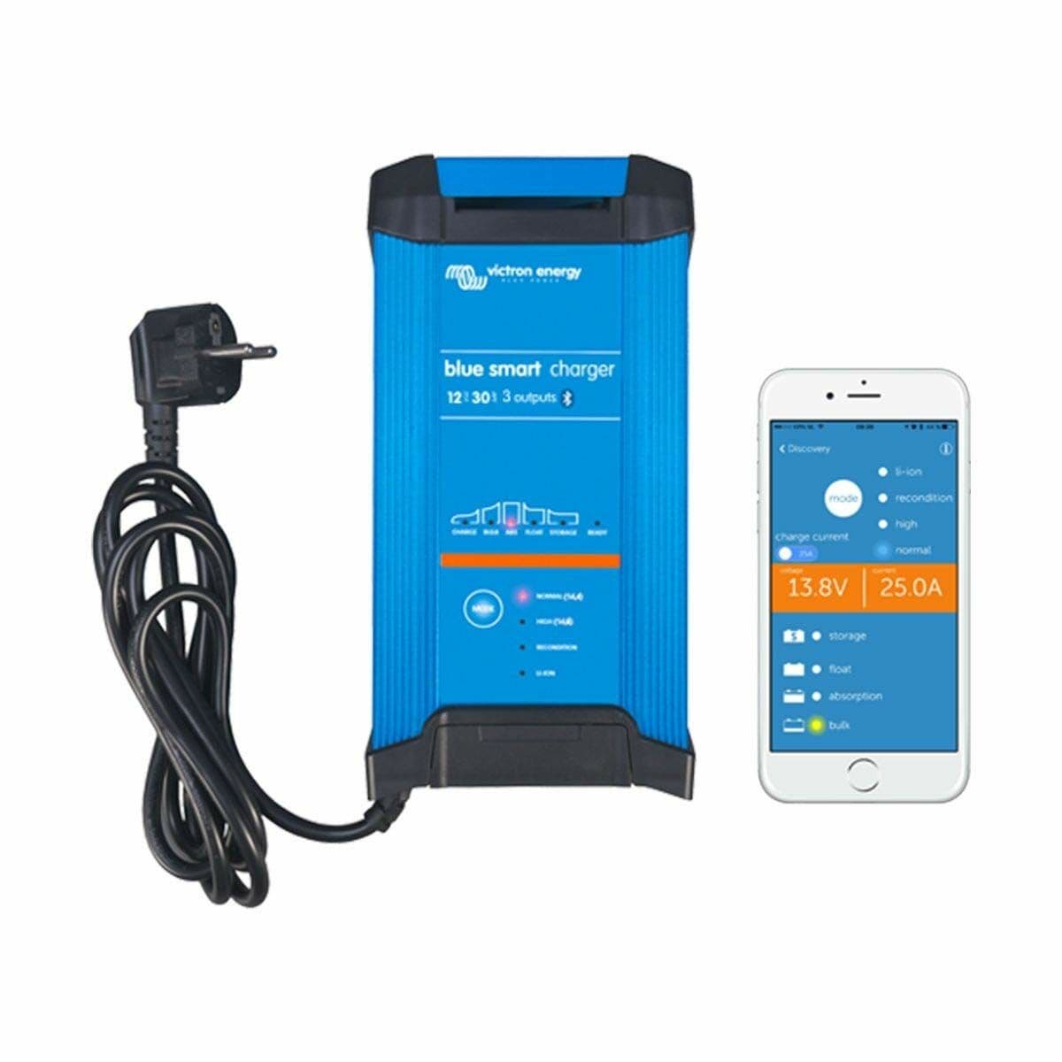 Chargeur mural Victron Energy Blue Smart 12 V 30 A IP22 Bleu Blue - Image 3