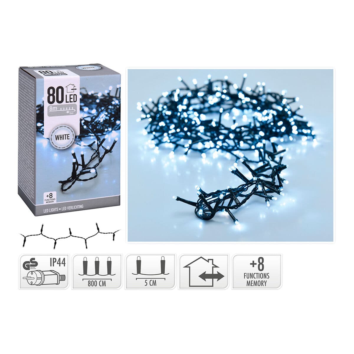 Ghirlanda di Luci LED Bianco LED (Ricondizionati A) - Image 10